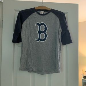 3/4 sleeve Red Sox shirt
